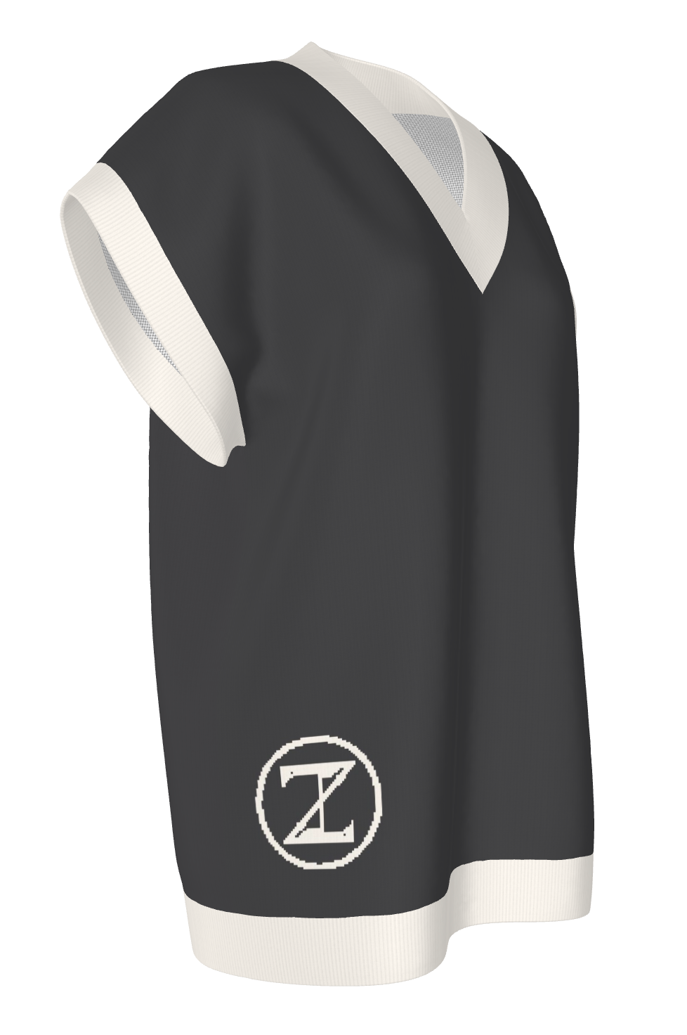 Inaugural Logo Oversized Vest - Black